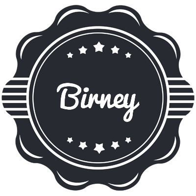 Birney badge logo