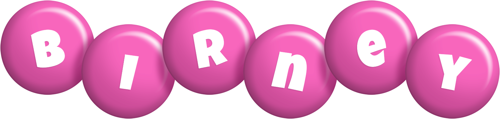 Birney candy-pink logo