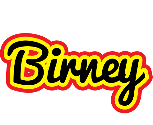 Birney flaming logo