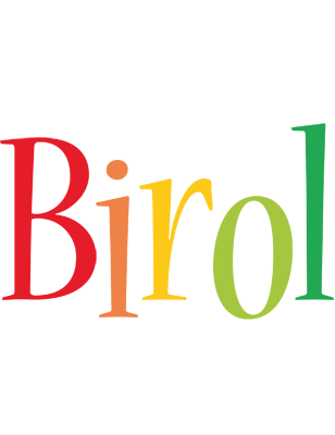 Birol birthday logo