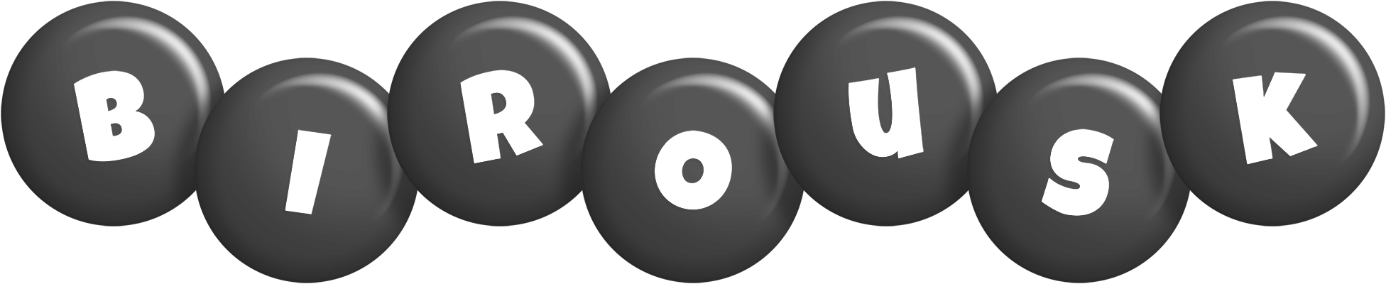 Birousk candy-black logo