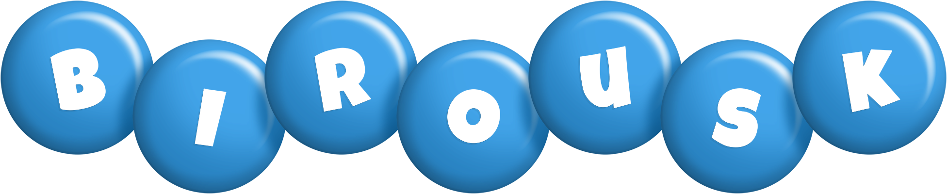 Birousk candy-blue logo