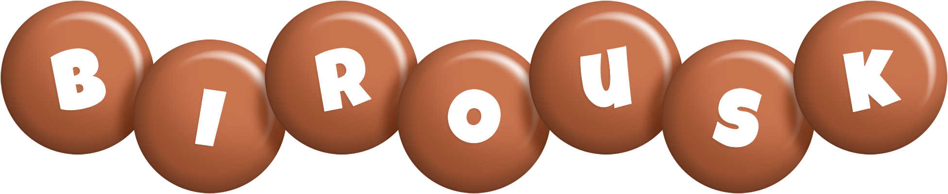 Birousk candy-brown logo