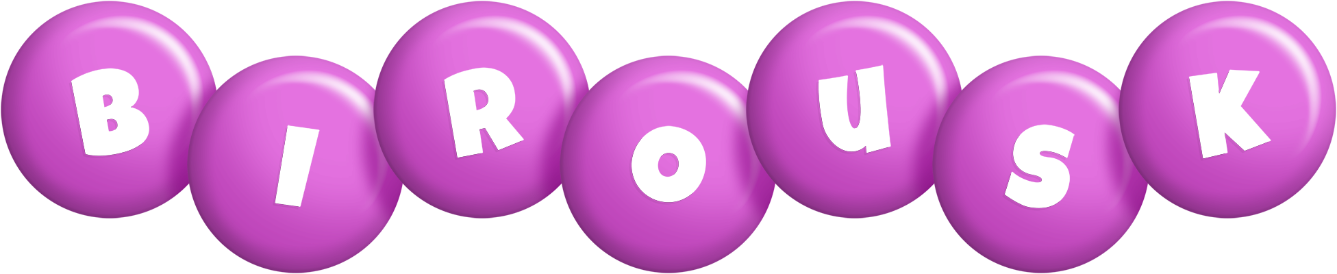 Birousk candy-purple logo