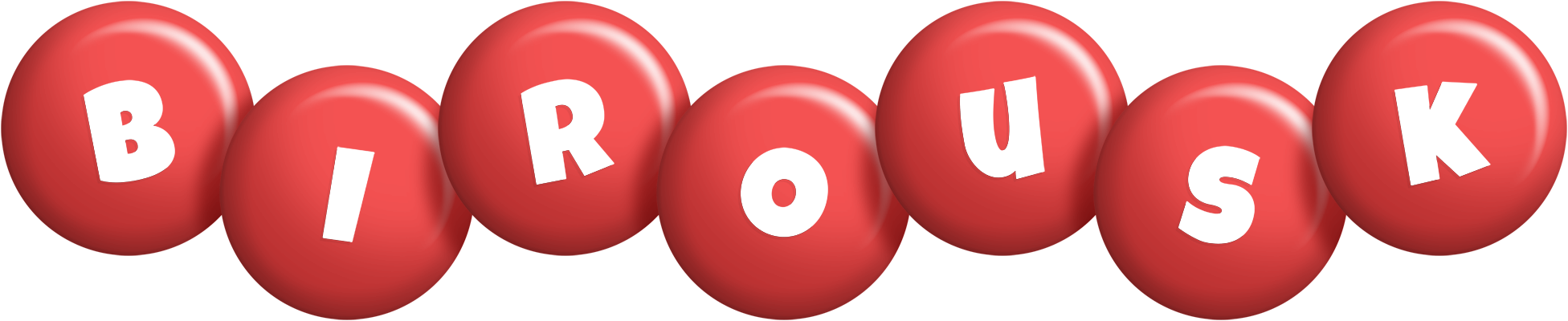 Birousk candy-red logo
