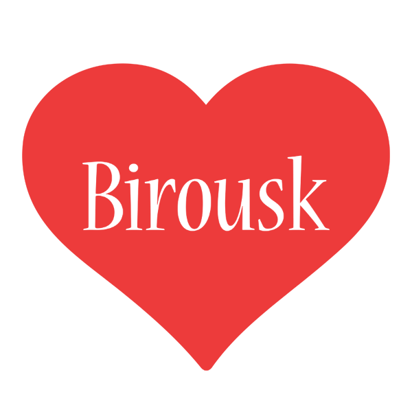Birousk love logo