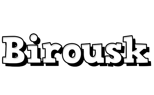 Birousk snowing logo