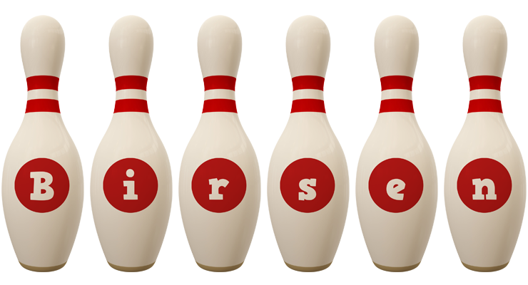 Birsen bowling-pin logo