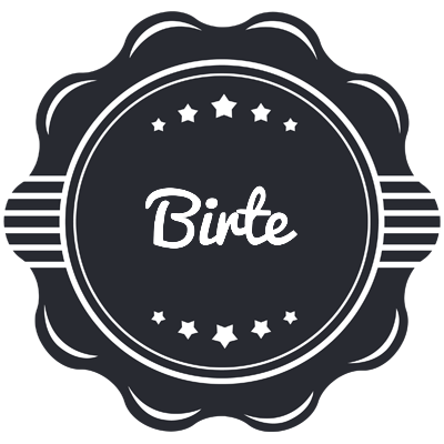 Birte badge logo