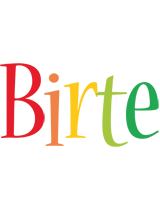 Birte birthday logo