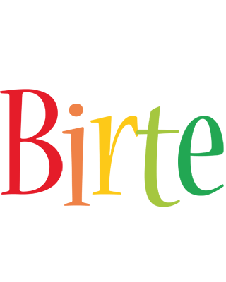 Birte birthday logo