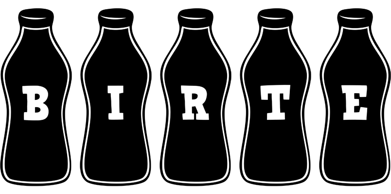 Birte bottle logo