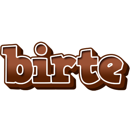 Birte brownie logo