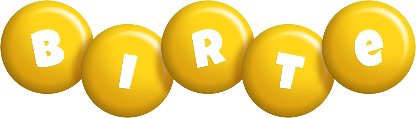 Birte candy-yellow logo