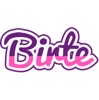 Birte cheerful logo