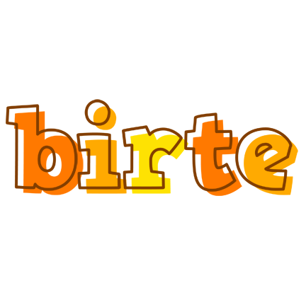 Birte desert logo