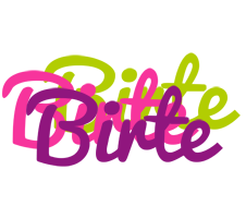 Birte flowers logo