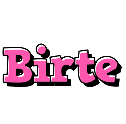 Birte girlish logo