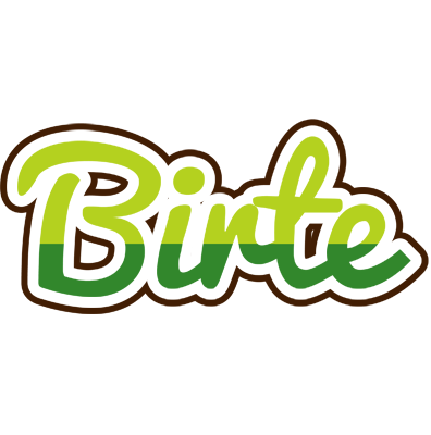 Birte golfing logo