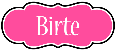 Birte invitation logo