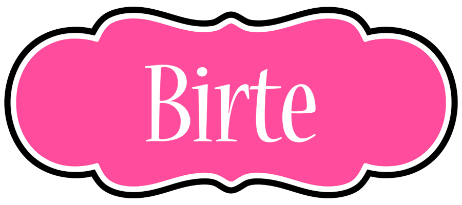 Birte invitation logo