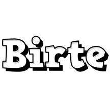 Birte snowing logo