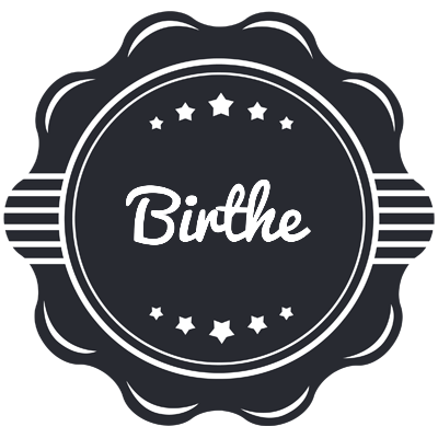 Birthe badge logo