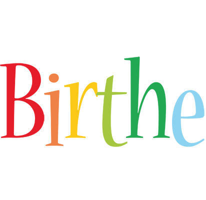 Birthe birthday logo
