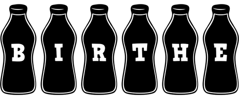 Birthe bottle logo