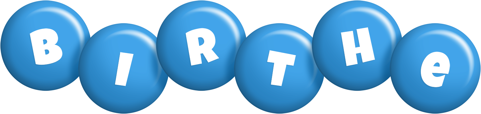 Birthe candy-blue logo