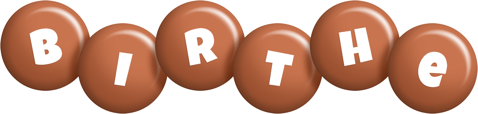 Birthe candy-brown logo