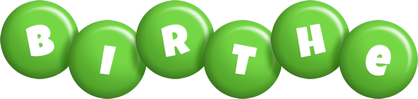 Birthe candy-green logo