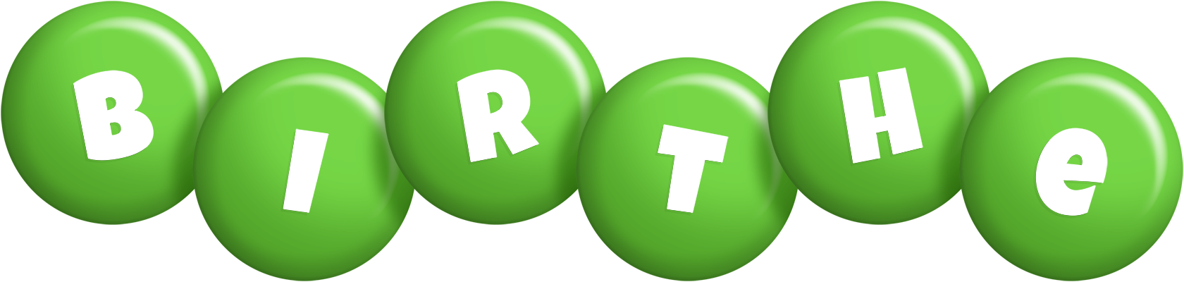 Birthe candy-green logo