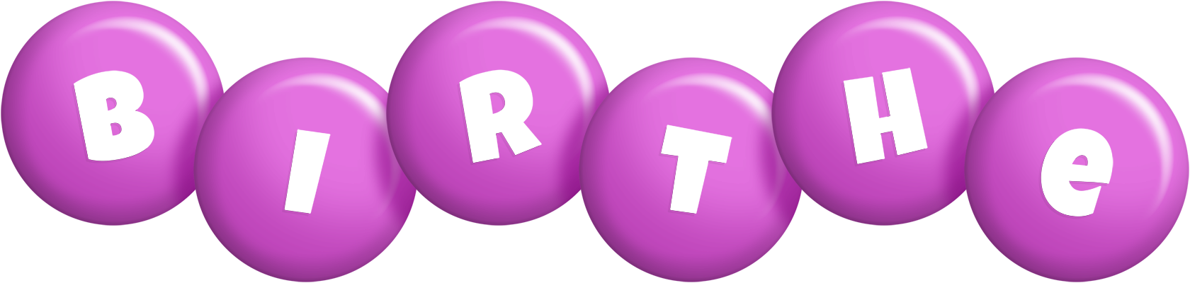 Birthe candy-purple logo