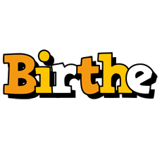 Birthe cartoon logo