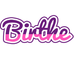 Birthe cheerful logo