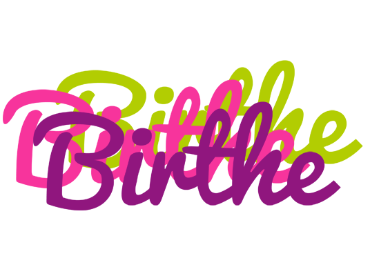 Birthe flowers logo