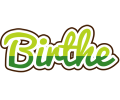 Birthe golfing logo