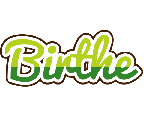 Birthe golfing logo