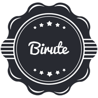 Birute badge logo