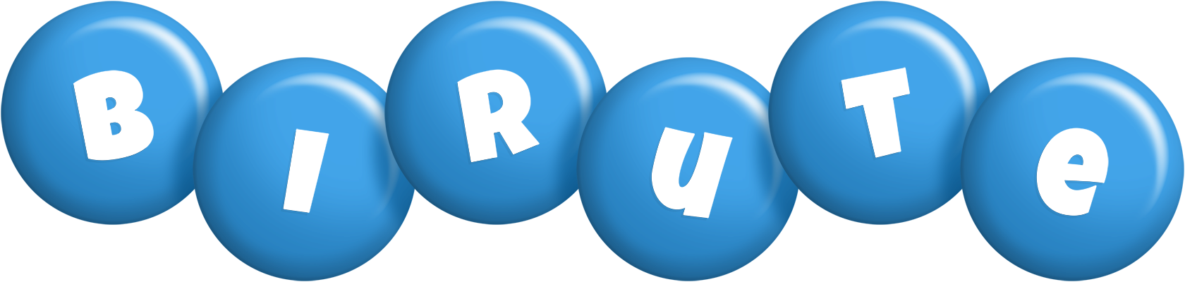 Birute candy-blue logo