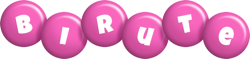 Birute candy-pink logo