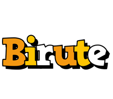 Birute cartoon logo