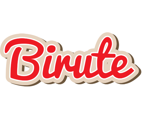 Birute chocolate logo