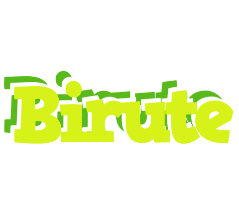 Birute citrus logo