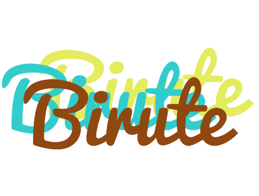 Birute cupcake logo