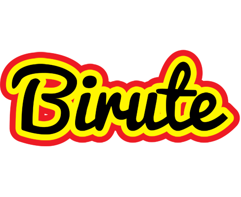 Birute flaming logo