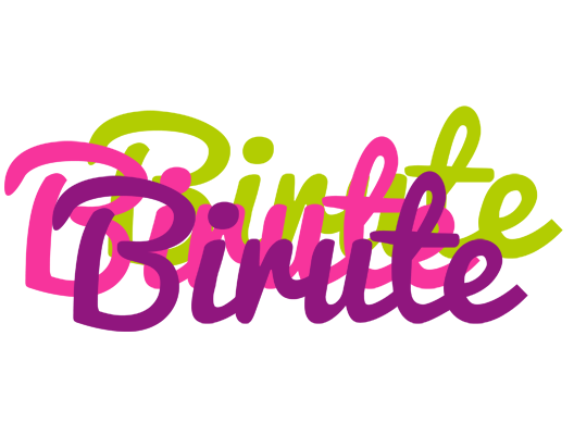 Birute flowers logo