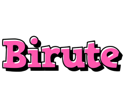 Birute girlish logo