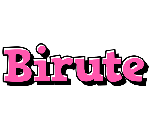 Birute girlish logo